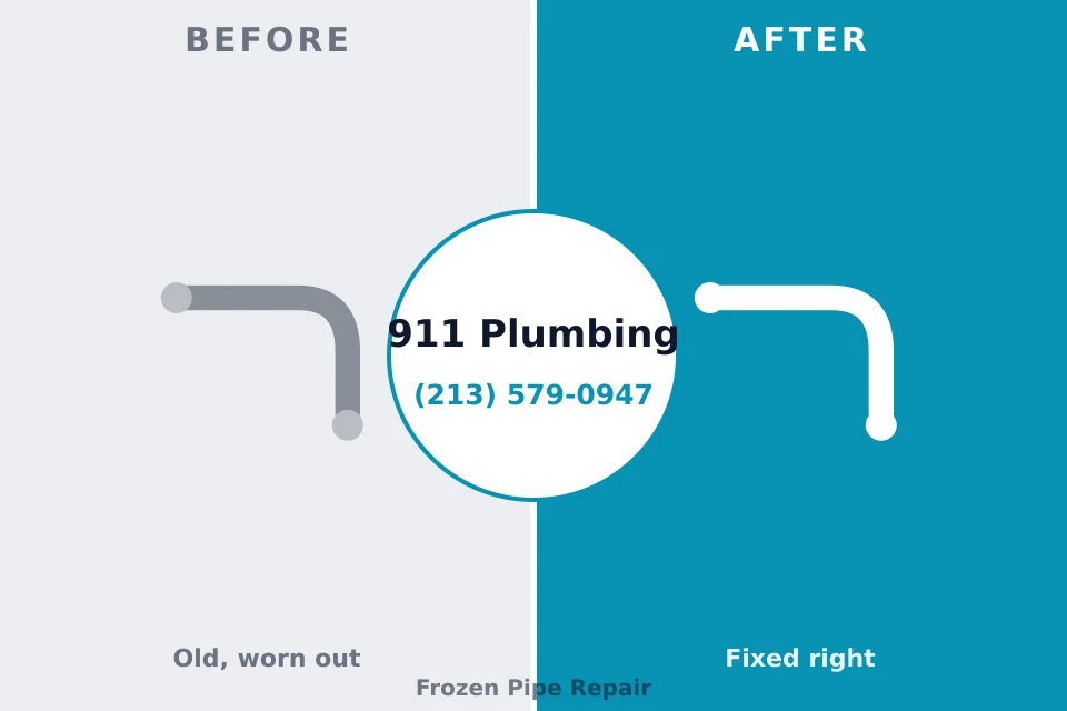 Before and after: plumbing company Fall Branch, TN